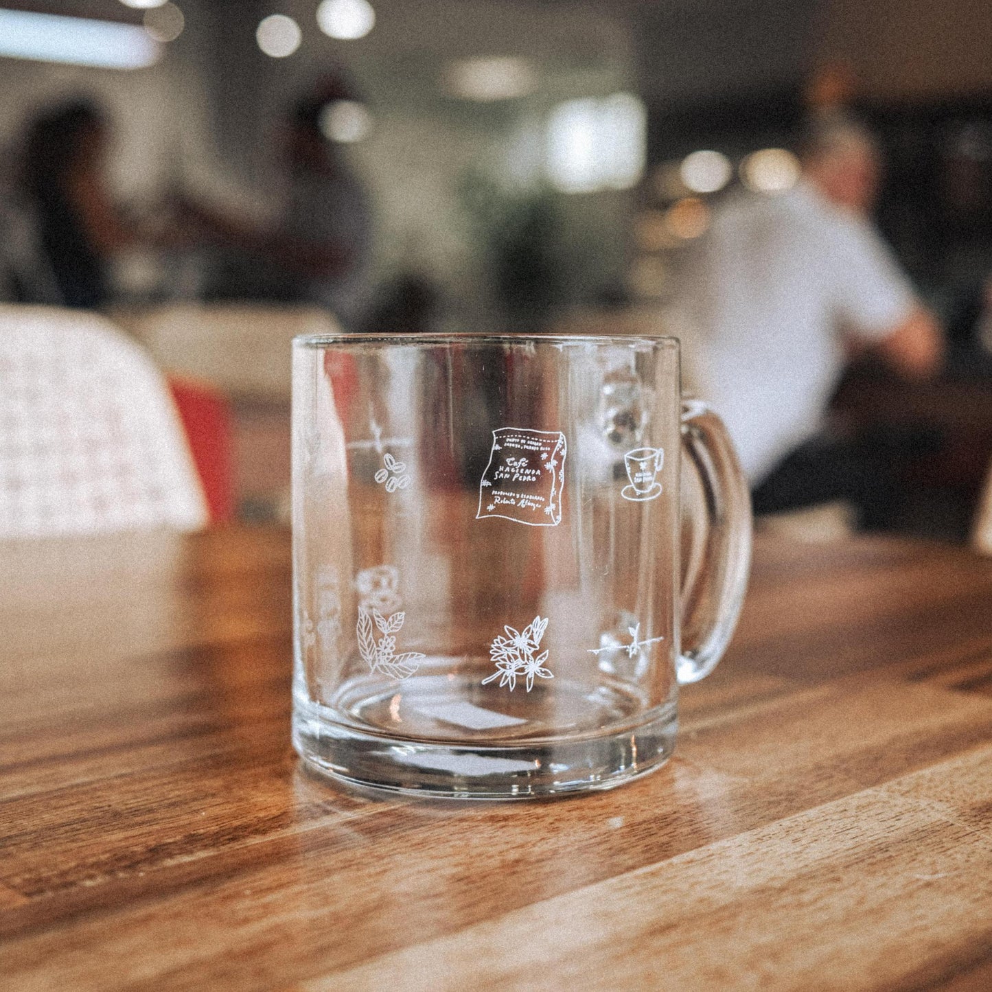 Clear Glass Mug | Illustrated